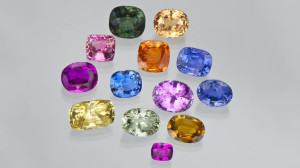 Some examples of sapphire color variation.